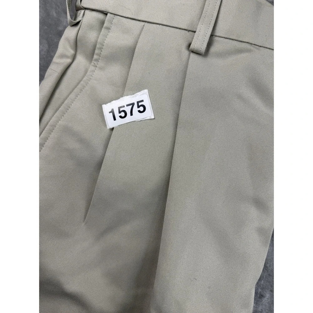 Haggar Cool 18 Pro Shorts Men 36 Pleated Expandable Waist 4-Way Stretch NWT